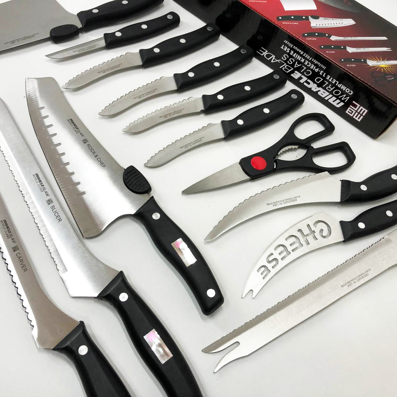 Набір кухонних ножів Contour Pro Knives 13 предметів, Набір кухонного приладдя набір ножів, фото 1