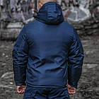 🔥 Куртка зимова ДСНС "Dewspo" з підкладкою Omni-Heat" (Синя) (тактична, НГУ, ЗСУ, військова), фото 2