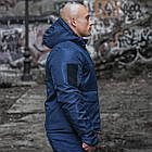 🔥 Куртка зимова ДСНС "Dewspo" з підкладкою Omni-Heat" (Синя) (тактична, НГУ, ЗСУ, військова), фото 3