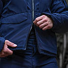 🔥 Куртка зимова ДСНС "Dewspo" з підкладкою Omni-Heat" (Синя) (тактична, НГУ, ЗСУ, військова), фото 8