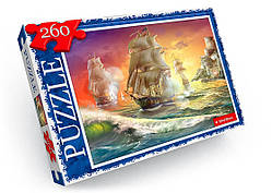 Пазли дитячі Вітрильники у морі, 260 елементів, Danko Toys (C260-12-04)