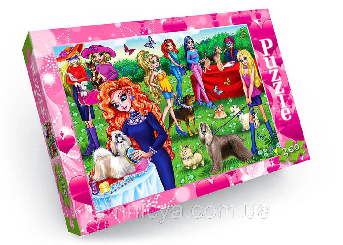 Пазли дитячі На виставці собак, 260 елементів, Danko Toys (C260-12-06)