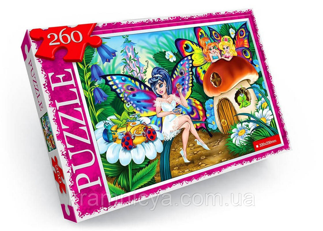 Пазли дитячі Феї, 260 елементів, Danko Toys (C260-12-07)