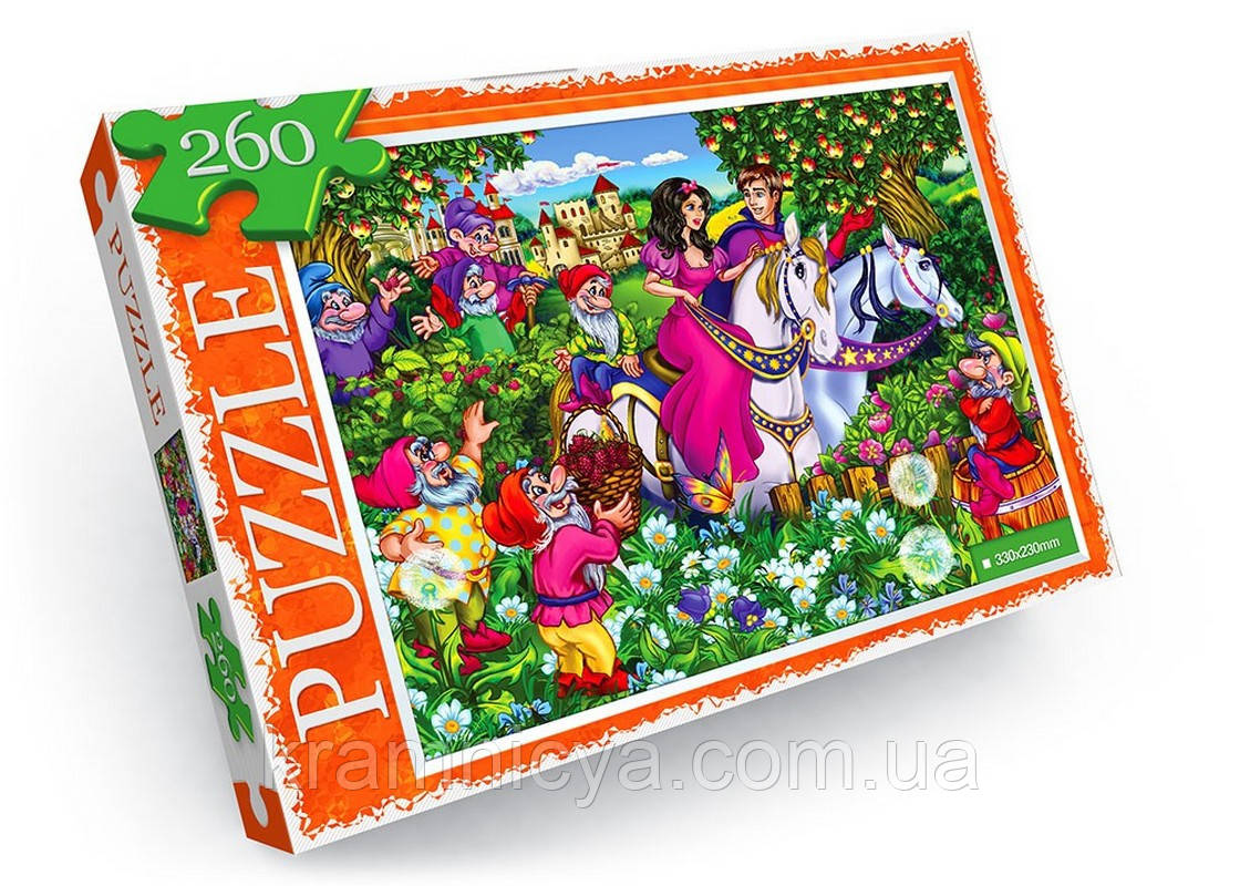 Пазли дитячі Білосніжка, 260 елементів, Danko Toys (C260-13-09)