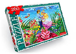 Пазли дитячі Дюймовочка та Принц, 260 елементів, Danko Toys (C260-13-12)