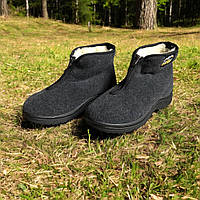 Черевики чоловічі на застібці 43р 28см, хутряні бурки, взуття робочі черевики