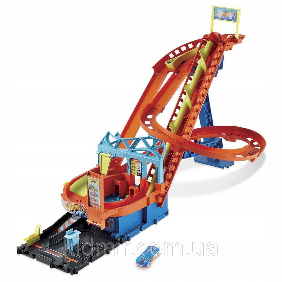 Автотрек Хот Вілс Перегони на американських гірках Hot Wheels Roller Coaster Rally HDP04