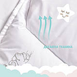 Ковдра дитяча в ліжечко Super Soft 100х135 см PAPAELLA штучний пух антиалергенна зимова тепла, фото 4