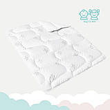 Ковдра дитяча в ліжечко Super Soft 100х135 см PAPAELLA штучний пух антиалергенна зимова тепла, фото 5