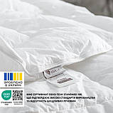 Ковдра зимова полуторна 140х210 см IDEIA штучний пух, для готелів, дому, тепла ковдра біла, фото 4