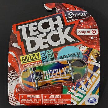 Фінгерборд Tech Deck Grizzly Skateboards Steeze Series 32 мм