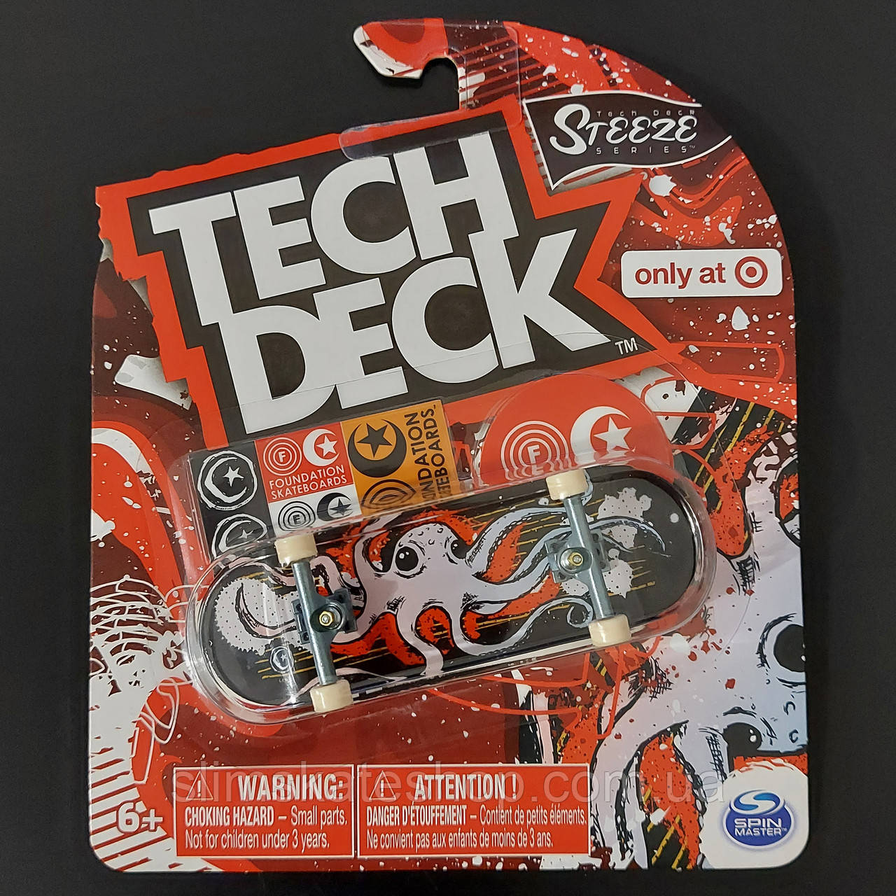 Фінгерборд Tech Deck Foundation Julian Lewis Octopus Steeze Series 32 мм