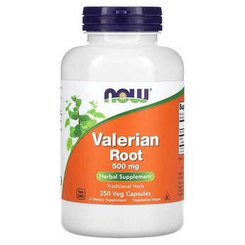 NOW Valerian Root 500 mg 250 капсул