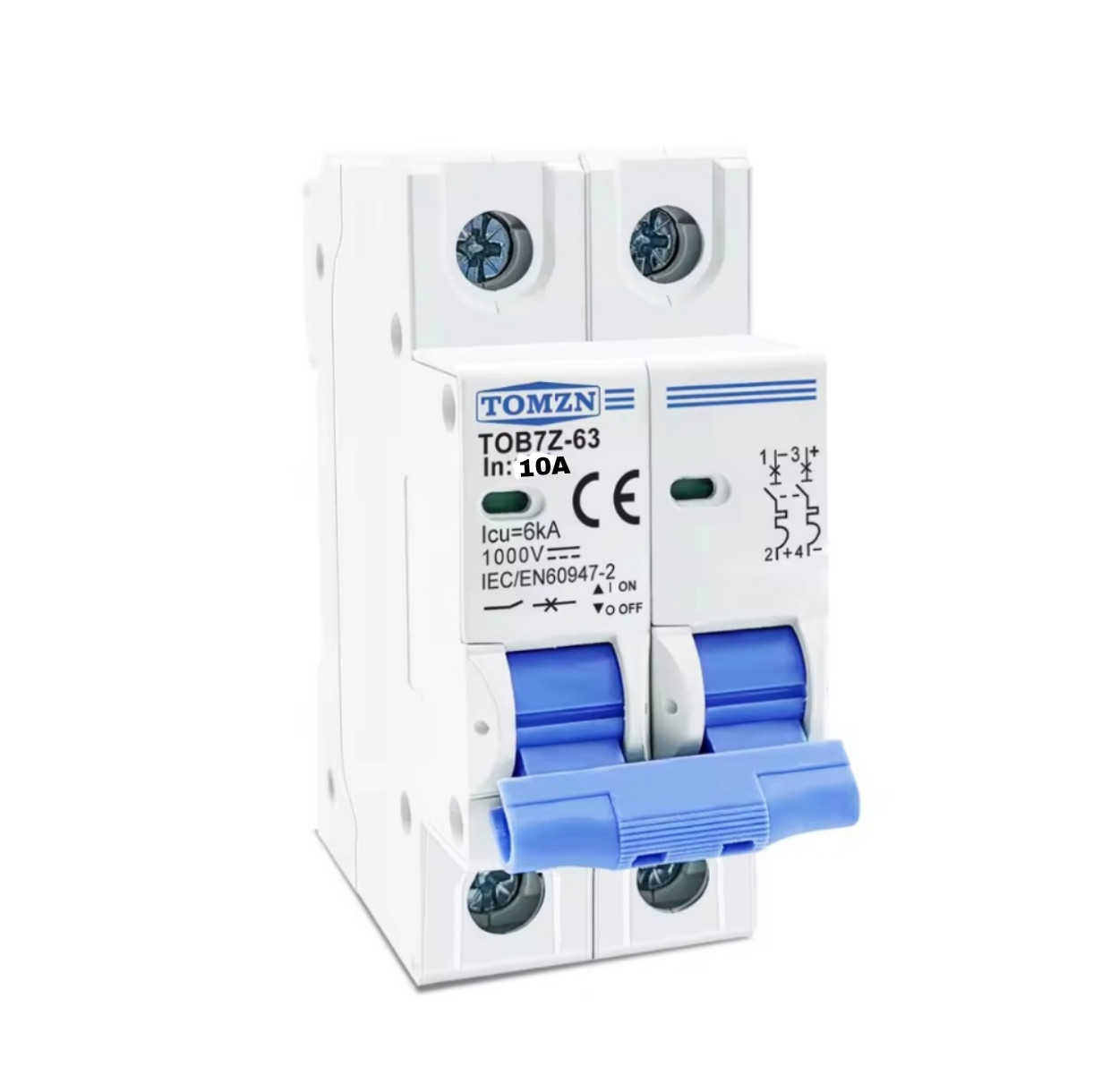 Автоматичний вимикач DC постійного струму 10 амперів, фото 1