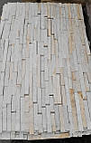Фасадна плитка із тремоліта слонова кістка камінь для цоколя, фасаду, облицювання будинку, фото 4