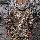 🔥 Куртка Soft Shell "Klos" (Піксель ММ-14) (непромокальна, тактична, нгу, зсу, мультикам), фото 2