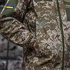 🔥 Куртка Soft Shell "Klos" (Піксель ММ-14) (непромокальна, тактична, нгу, зсу, мультикам), фото 8