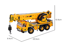Конструктор дитячий.Підйомний кран ігровий.Будівельна техніка на 657 деталі, фото 5