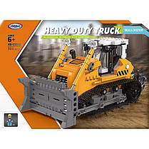 Конструктор дитячий ігровий бульдозер.Будівельна техніка на 703 деталей, фото 3