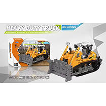 Конструктор дитячий ігровий бульдозер.Будівельна техніка на 703 деталей, фото 5