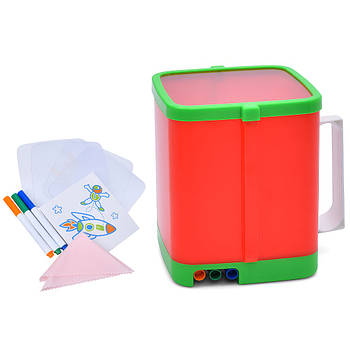 Дитячий творчий 3D проектор для малювання з 3 маркерами та трафаретами FG240428051Q Набір для малювання