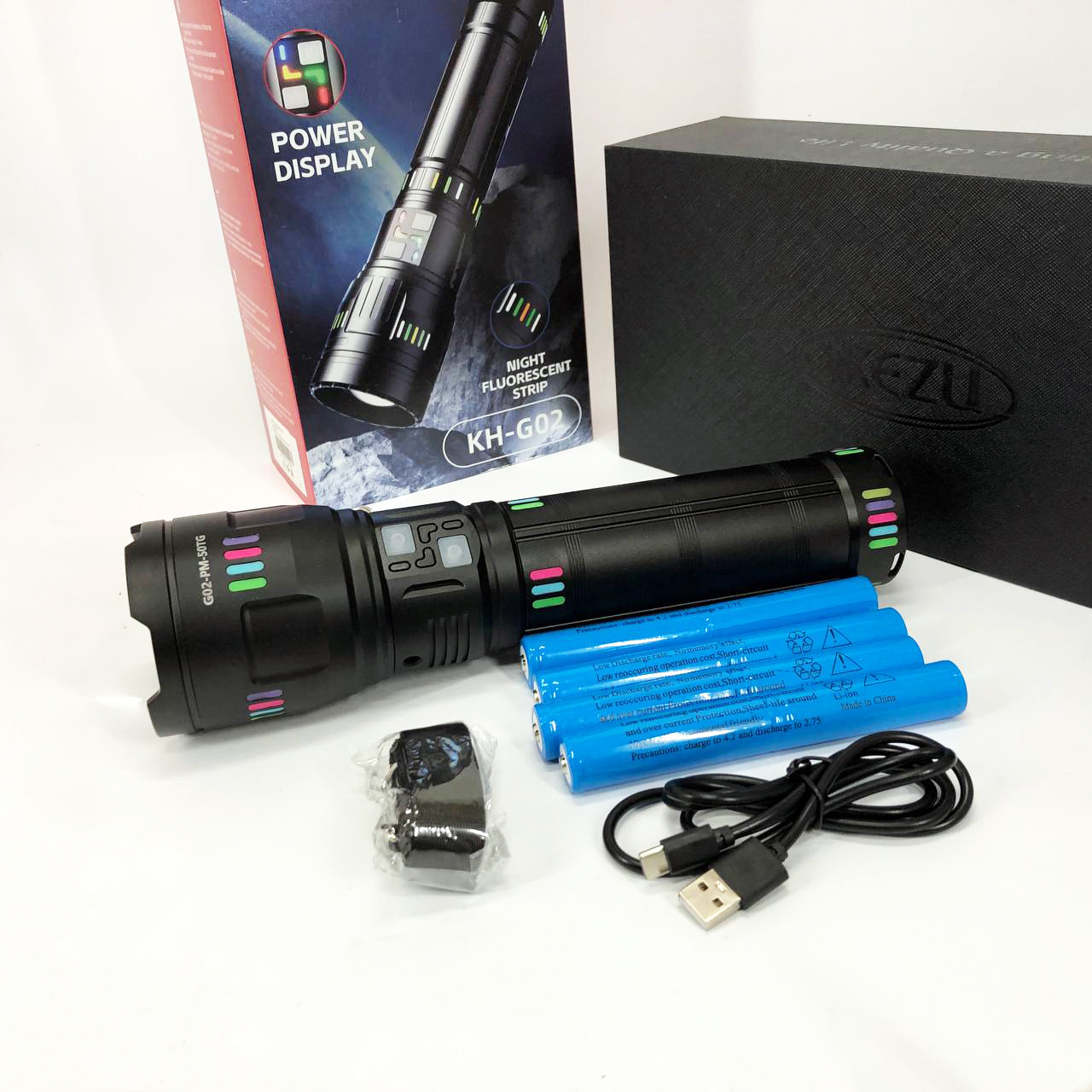 Потужні пошукові ліхтарі G02-PM50-TG, Ударостійкий водонепроникний ліхтар, Ручний IY-320 ліхтарик led