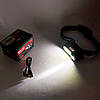 Налобні ліхтарі для активних людей 1804-XPE+COB, Ліхтар на голову на батарейках, ZD-647 Ліхтарик налобник, фото 8