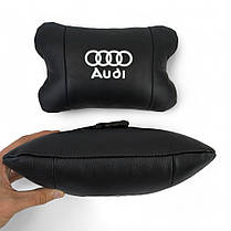 Автоподушки з логотипом Audi / Ауді, Авто подушки в машину, Подарунок водію, Подушки MH-269 для машини, фото 4