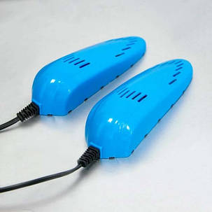 Електрична сушарка для взуття SHOES DRYER, 220V / Електросушарка для сушіння взуття. IW-498 Колір блакитний, фото 3