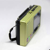 Портативна стовпчик радіо MP3 USB Golon RX-6622. ZE-173 Колір: золотий, фото 4