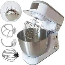 Надійний міксер для кухні Rainberg RB-8082 3200 Вт, Стаціонарний міксер UQ-148 з насадками, фото 4