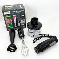 Блендер 3в1 Rainberg RB-2243 500W занурювальний блендер подрібнювач, блендер для дитячого пюре. UG-266 Колір: чорний, фото 4