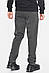 Спортивні штани чоловічі на флісі темно-сірого кольору 192138M, фото 3