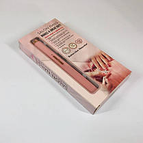 Фрезер апаратний манікюр Flawless Salon Nails розовый, Машинка для зняття гель-лаку TC-107 з педаллю, фото 6