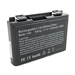 Акумулятор для ноутбуків Asus K40 (A32 - F82) 5200 mAh