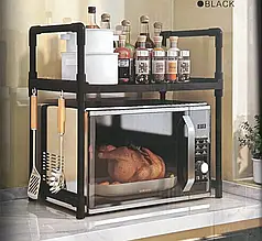 Настільний кухонний стелаж під мікрохвильовку з полицею для посуду спецій YU227