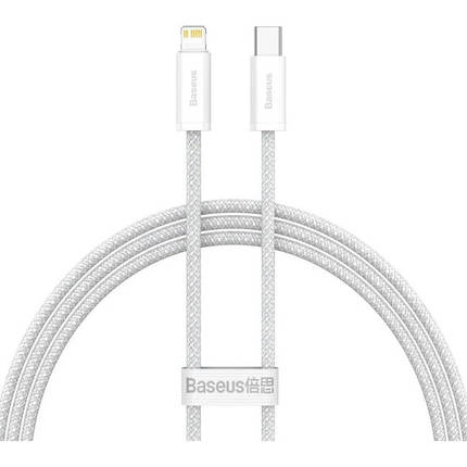 Кабель Baseus Dynamic Series Fast Charging Cable Type-C to Lightning 20W 2m CALD000102 White, фото 1