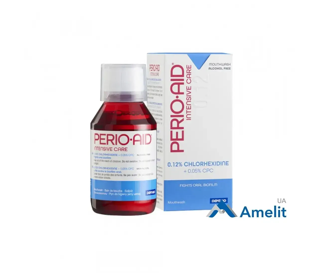 Ополіскувач PERIO-AID INTENSIVE CARE (Dentaid), флакон 150 мл