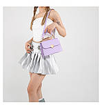 Жіноча сумка 6557 крос-боді фіолетова, фото 5