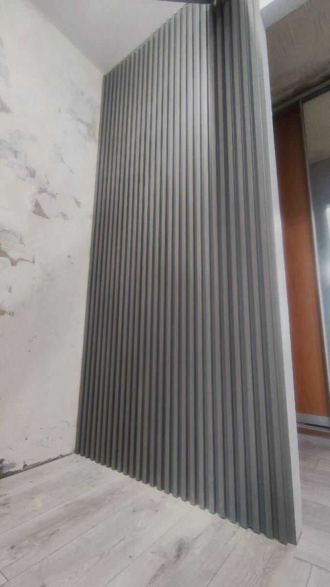 Рейка декоративна WPC стінова 3000х160х23мм Сталева сіра SW-00001528