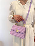 Жіноча сумка 6557 крос-боді фіолетова, фото 3