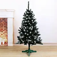 Штучна ялинка. Висота 1.50 м. З м'якою голкою. "Королівська". З білим напиленням.