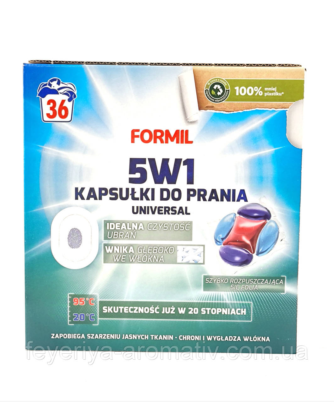 Капсули для прання універсальні Formil 5в1 36 циклів Німеччина