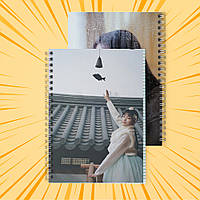 Зошит А5 48 арк. на пружині у клітинку 60 гр.м² ILLIT 010