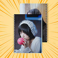 Зошит А5 48 арк. на пружині у клітинку 60 гр.м² ILLIT 017