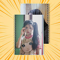 Зошит А5 48 арк. на пружині у клітинку 60 гр.м² ILLIT 019