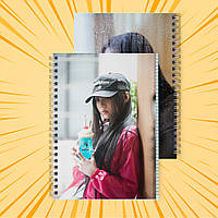 Зошит А5 48 арк. на пружині у клітинку 60 гр.м² ILLIT 020