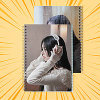 Зошит А5 48 арк. на пружині у клітинку 60 гр.м² ILLIT 023