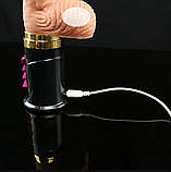 Секс машина-фалоїмітатор на присоску з пультом, Телескопічний вібратор з обертанням і підігріванням, Інтимні та, фото 8