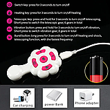 Секс машина-фалоїмітатор на присоску з пультом, Телескопічний вібратор з обертанням і підігріванням, Інтимні та, фото 6